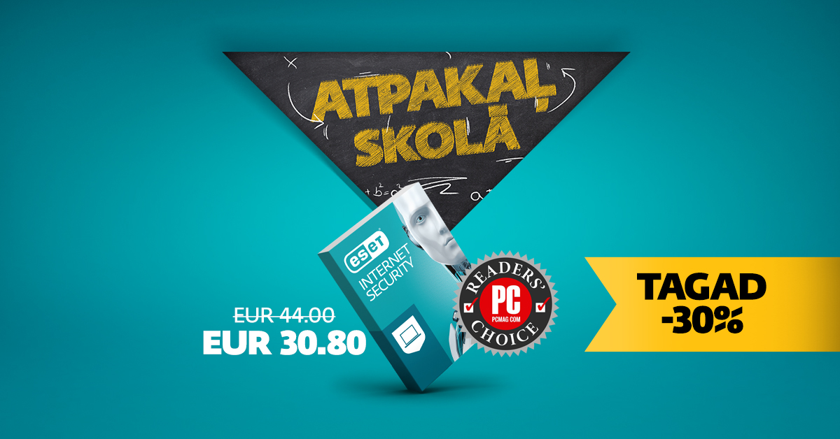 Antivīruss ESET ar atlaidi